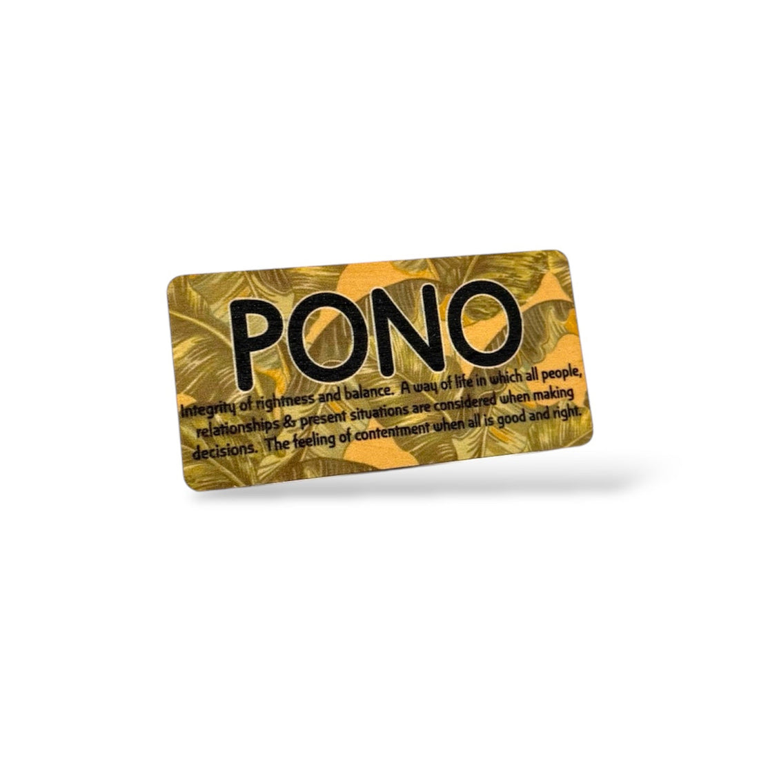 PONO WOOD MAGNET