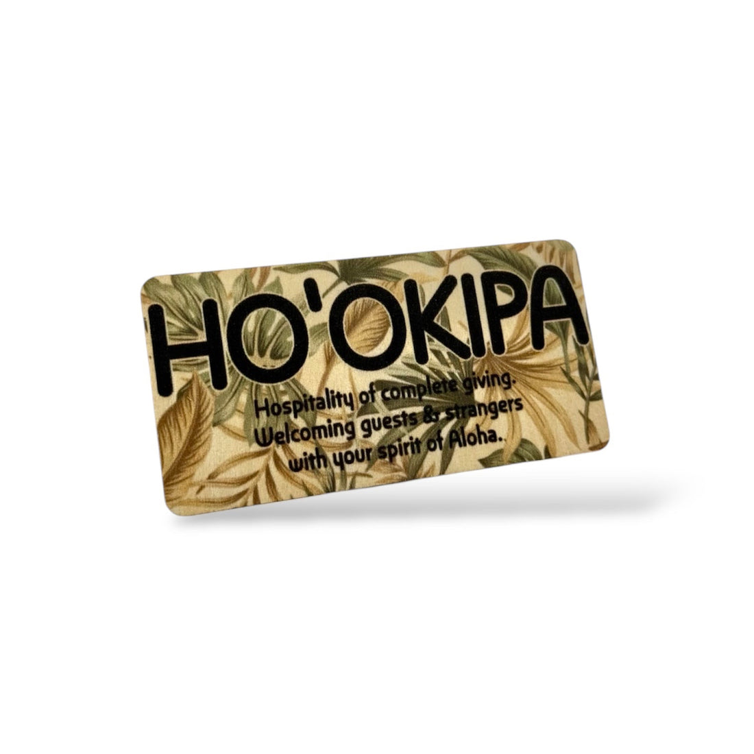 HO'OKIPA WOOD MAGNET