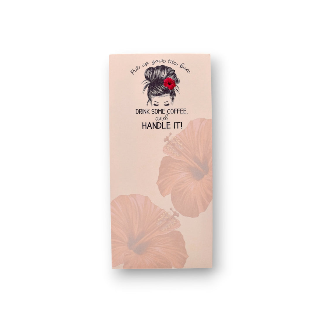 RED HIBISCUS NOTE PAD
